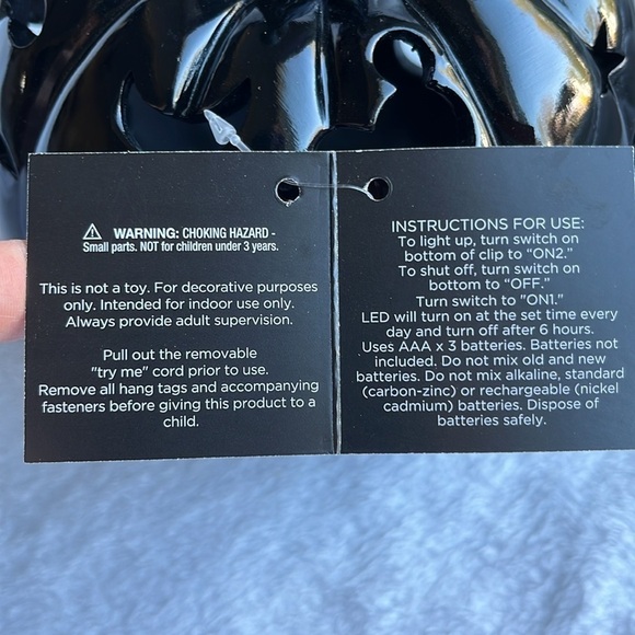 NEW 🎃 Mickey Pumpkin Decor with Color Changing LED Lights Black - Picture 9 of 10